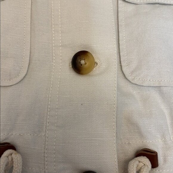 Vineyard Vines Linen Cotton Utility Jacket – Size M NEW - Picture 3 of 9